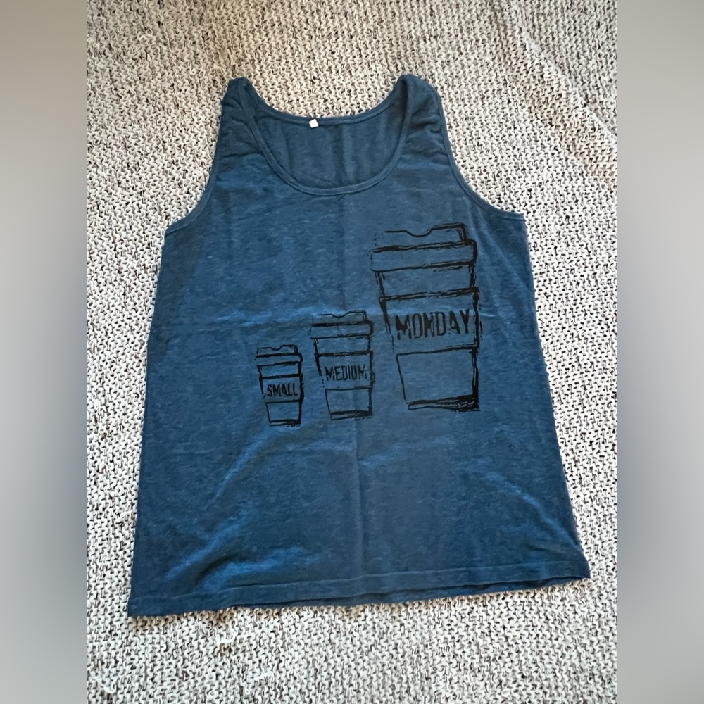 Small Medium Monday tank top